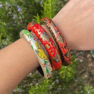 Wooden bangles